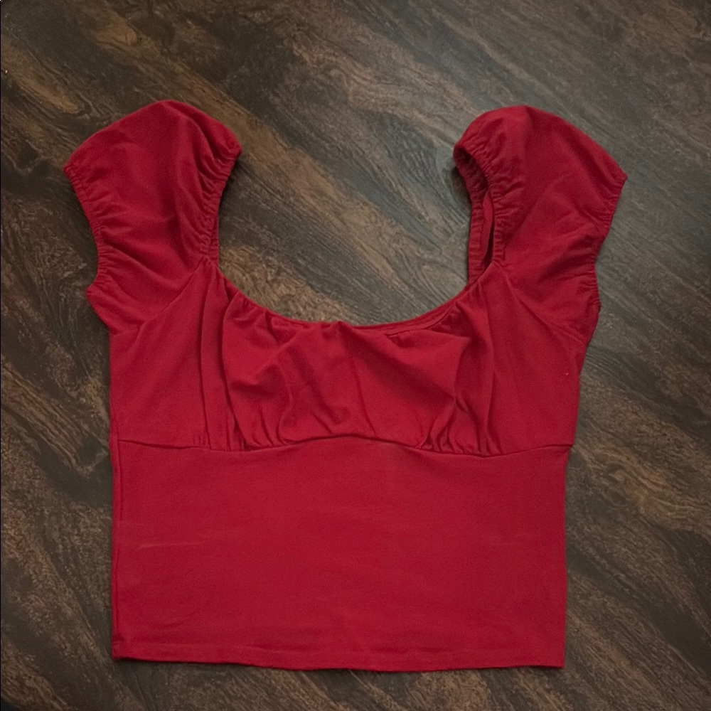 Hollister Puff Sleeve Top